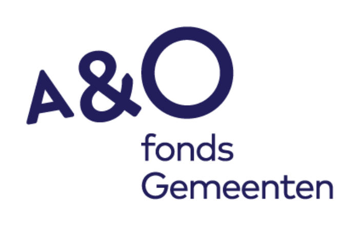 AO staand logo A&O fonds Gemeenten in donkerblauw AO staand logo A&O fonds Gemeenten in donkerblauw